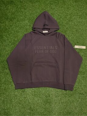 Essentials Fear Of God Plum Hoodie